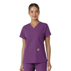 Force Essentials Damen-Kitteloberteil mit V-Ausschnitt und Strick-Einsätzen