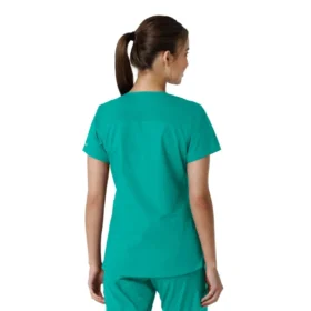 Force Essentials Damen-Kitteloberteil mit V-Ausschnitt und Strick-Einsätzen