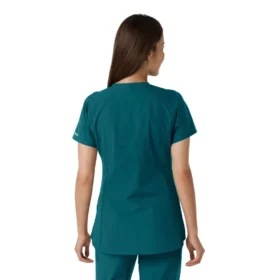 Force Essentials Tunika-Oberteil für Damen mit U-Ausschnitt und Strick-Einsätzen