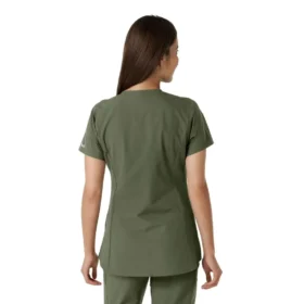 Force Essentials Tunika-Oberteil für Damen mit U-Ausschnitt und Strick-Einsätzen