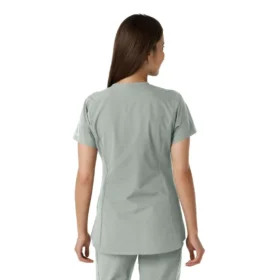 Force Essentials Tunika-Oberteil für Damen mit U-Ausschnitt und Strick-Einsätzen