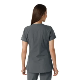 Force Essentials Tunika-Oberteil für Damen mit U-Ausschnitt und Strick-Einsätzen