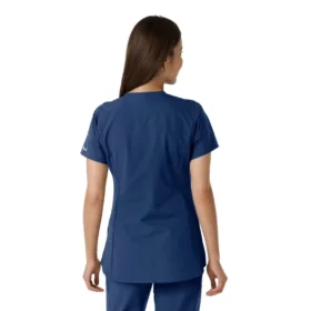 Force Essentials Tunika-Oberteil für Damen mit U-Ausschnitt und Strick-Einsätzen