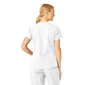 Force Essentials V-Ausschnitt-Kitteloberteil für Damen