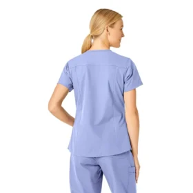 Force Essentials V-Ausschnitt-Kitteloberteil für Damen