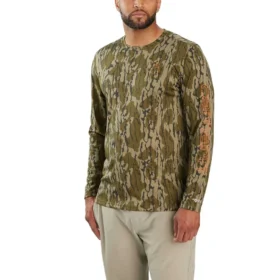Force Sun Defender UPF 50+ Camo Langarm-Hemd für Herren – Sonnenschutz-Hemden