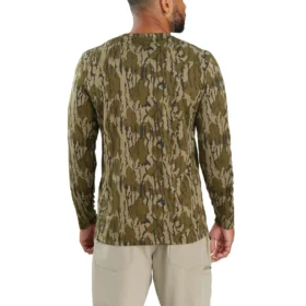 Force Sun Defender UPF 50+ Camo Langarm-Hemd für Herren – Sonnenschutz-Hemden