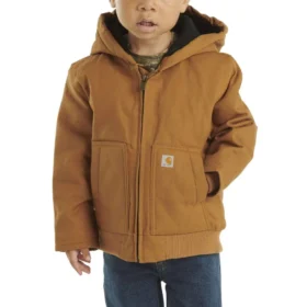 Gefütterte Active-Jacke mit Kapuze für Jungen (Baby/Kleinkind)