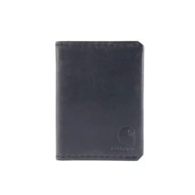 Handgefertigte Lederbrieftasche im Bifold-Stil