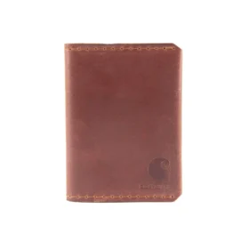 Handgefertigte Lederbrieftasche im Bifold-Stil