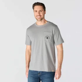 Herren-Arbeits-Hemd „Irvine“ mit grafischem Aufdruck und lockerer Passform
