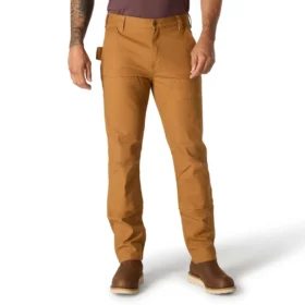 Herren-Arbeitshose mit schmal zulaufendem Schnitt, „Rugged Flex Duck“-Material und doppelten Knieverstärkungen