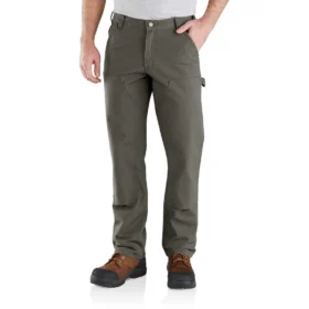 Herren-Arbeitshose „Relaxed Straight Fit“ aus Rugged Flex-Duck-Material mit doppelten Knieverstärkungen