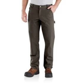 Herren-Arbeitshose „Relaxed Straight Fit“ aus Rugged Flex-Duck-Material mit doppelten Knieverstärkungen