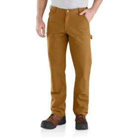 Herren-Arbeitshose „Relaxed Straight Fit“ aus Rugged Flex-Duck-Material mit doppelten Knieverstärkungen