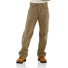 Herren-Canvas-Hose „Fr“ mit lockerer Passform und geradem Bein – flammhemmende Hose