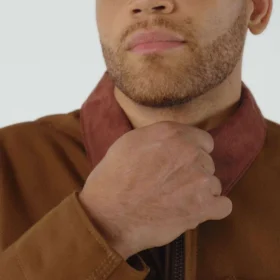 Herren-Chore Coat aus Entenstoff mit Sherpa-Futter aus der „Crafted Series“