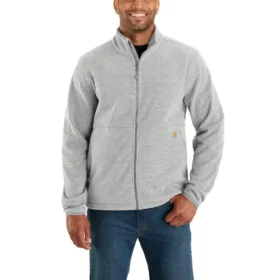 Herren-Fleecejacke „Edmonton“ mit durchgehendem Reißverschluss