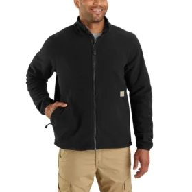 Herren-Fleecejacke „Edmonton“ mit durchgehendem Reißverschluss