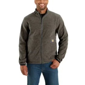 Herren-Fleecejacke „Edmonton“ mit durchgehendem Reißverschluss