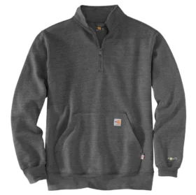 Herren-FR-Force-Marquette-Sweatshirt mit Viertelreißverschluss – Flammhemmende Sweatshirts
