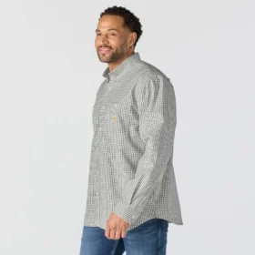 Herren-FR Force Sun Defender™ Langarm-Karohemd – Sonnenschutz-Hemden