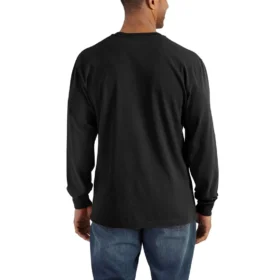 Herren-Hemd „Dearborn“ – lockere Passform, schweres Gewebe, mit langen Armlingen, Henley-Schnitt, mit Tasche