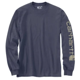 Herren-Hemd „Dearborn“ – lockere Passform, schweres Material, mit Armlingen, langärmelig, mit Logo
