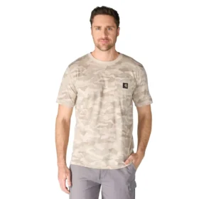 Herren-Hemd „Irvine“ in lockerer Passform mit Camouflage-Muster