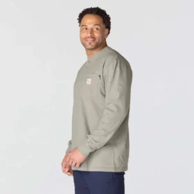 Herren-Henley „Fr Force Dearborn“ mit lockerer Passform und langen Armlingen