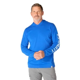 Herren-Hoodie „Force“ in lockerer Passform mit Logo und feuchtigkeitsableitender Funktion
