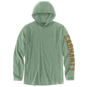 Herren-Hoodie „Force“ in lockerer Passform mit Logo und feuchtigkeitsableitender Funktion
