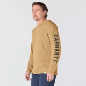 Herren-Hoodie „Force“ in lockerer Passform mit Logo und feuchtigkeitsableitender Funktion