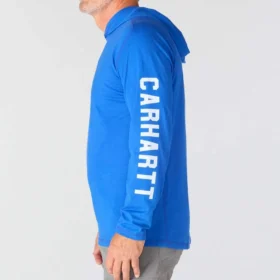 Herren-Hoodie „Force“ in lockerer Passform mit Logo und feuchtigkeitsableitender Funktion