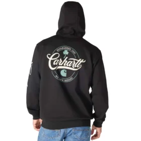 Herren-Hoodie „Marquette Shamrock Script“ – Sweatshirt zum St. Patrick’s Day