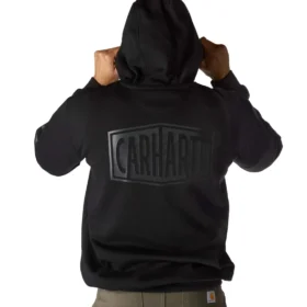 Herren-Hoodie mit Logo-Grafik, lockere Passform, mittlere Stärke – Rain Defender Hoodies
