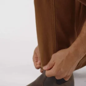 Herren-Hose der Crafted-Serie, lockere Passform, gerades Bein, Entenstoff, mit doppelten Knieverstärkungen, Double Knee Pant, Zimmermannshose