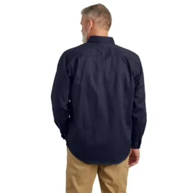 Herren-Langarmhemd aus Twill mit lockerer Passform