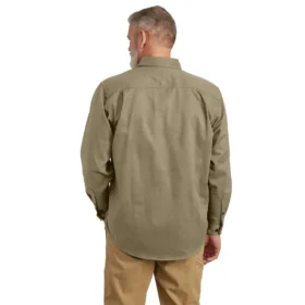 Herren-Langarmhemd aus Twill mit lockerer Passform