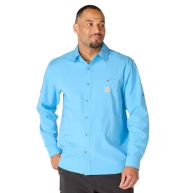 Herren-Langarmhemd „Force Sun Defender™“ mit lockerer Passform – Sonnenschutz-Hemden