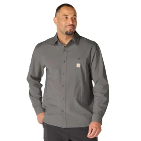 Herren-Langarmhemd „Force Sun Defender™“ mit lockerer Passform – Sonnenschutz-Hemden