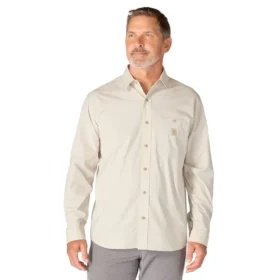 Herren-Langarmhemd „Force Sun Defender™“ mit lockerer Passform – Sonnenschutz-Hemden