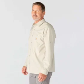 Herren-Langarmhemd „Force Sun Defender™“ mit lockerer Passform – Sonnenschutz-Hemden
