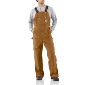 Herren-Latzhose aus Firm Duck-Stoff in lockerer Passform