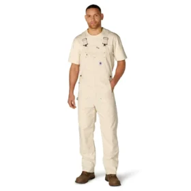 Herren-Latzhose „Crafted Series“ mit lockerer Passform aus Drill-Stoff