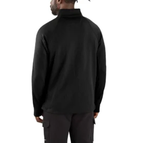 Herren-Pullover „Force“ mit Fleecefutter und Feuchtigkeitstransport, halber Reißverschluss