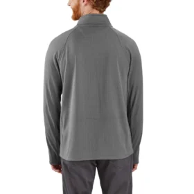Herren-Pullover „Force“ mit Fleecefutter und Feuchtigkeitstransport, halber Reißverschluss