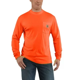 Herren-T-Shirt „Force“ mit lockerer Passform, farbverstärkt, mit Armlingen