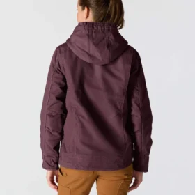 Ikonische „Sierra Washed Duck“-Jacke für Damen mit Sherpa-Futter