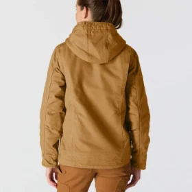Ikonische „Sierra Washed Duck“-Jacke für Damen mit Sherpa-Futter